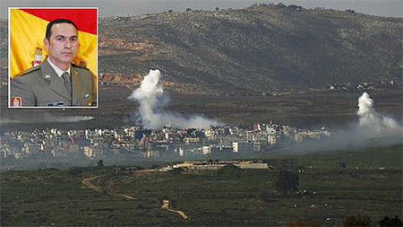 Bombardeo israelí en el que murió el cabo español